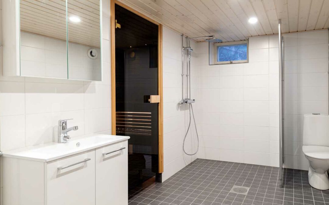 Rintamamiestalon kylpyhuoneen ja saunan remontti | Jyväskylä