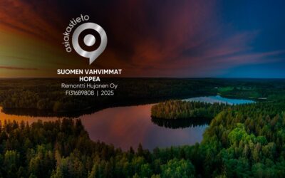 HUJU Remonteille Suomen vahvimmat -sertifikaatti