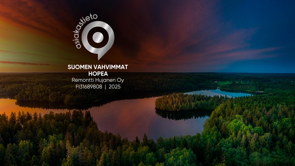 Huju Remonteille Suomen vahvimmat -sertifikaatti