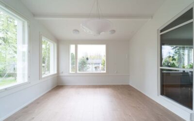 Omakotitalon viherhuoneen muutosremontti asuinkäyttöön